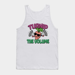 Turnip The Volume Funny Disco Gardening Gift Tank Top